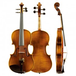 Christina Violin V06B Handmade Maple flamed Ebony Upscale Solo Violin, Grading musical instrument